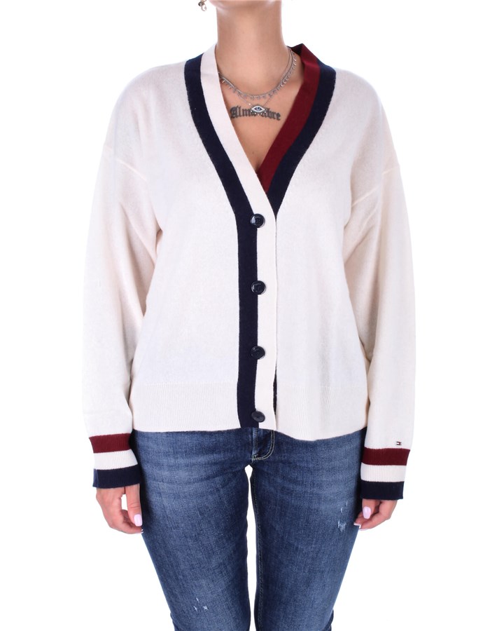 TOMMY HILFIGER Cardigan White