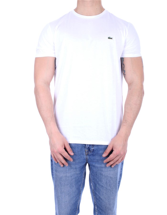 LACOSTE Short sleeve White
