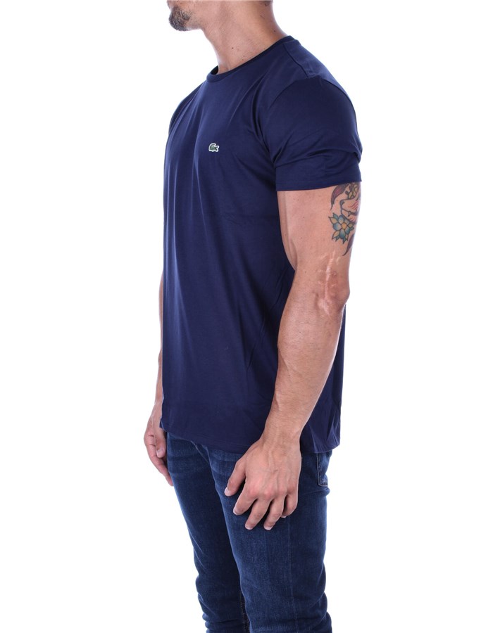 LACOSTE Short sleeve Blue