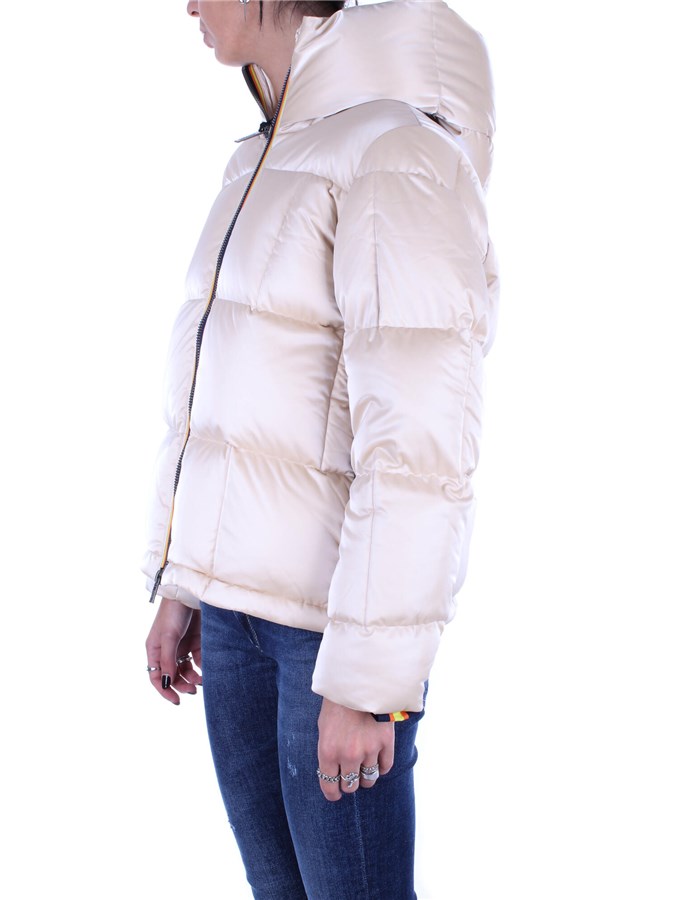 KWAY Jackets Beige Metal