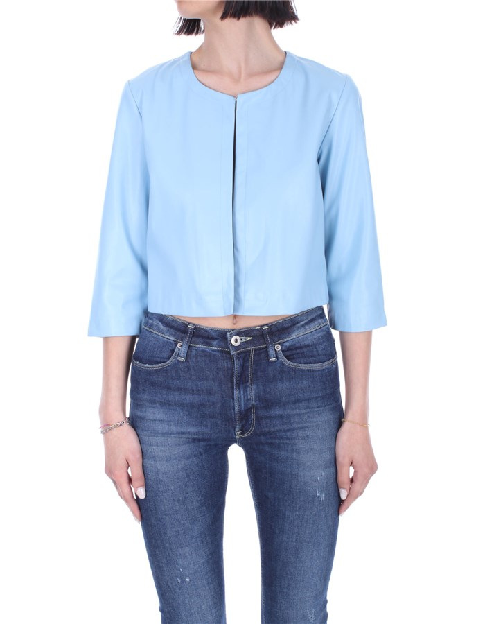 LIU JO Short jackets Blue Heaven