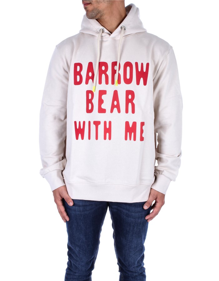 BARROW Hoodies Cream