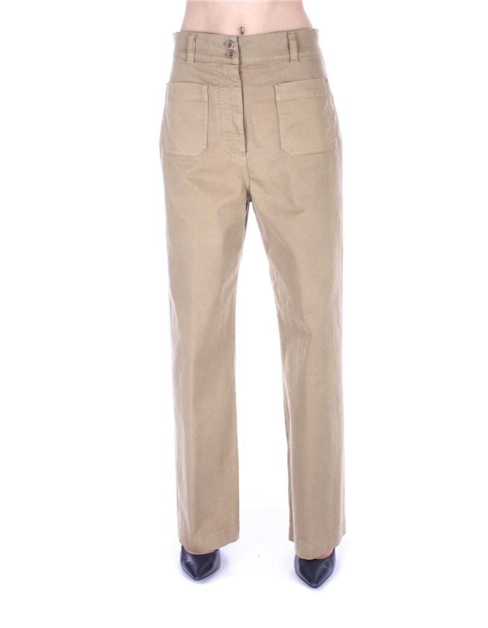 ASPESI Pantaloni A Palazzo G 0157 V584 Beige