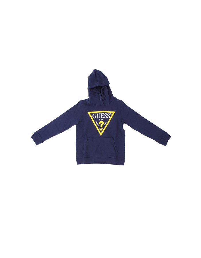 GUESS Hoodies Blue