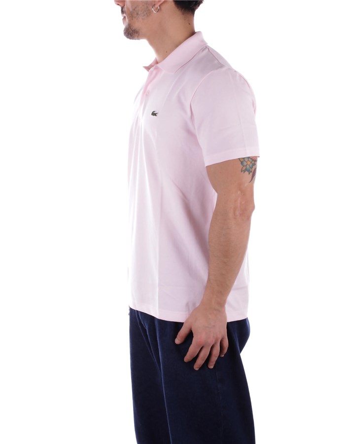 LACOSTE Short sleeves Rose