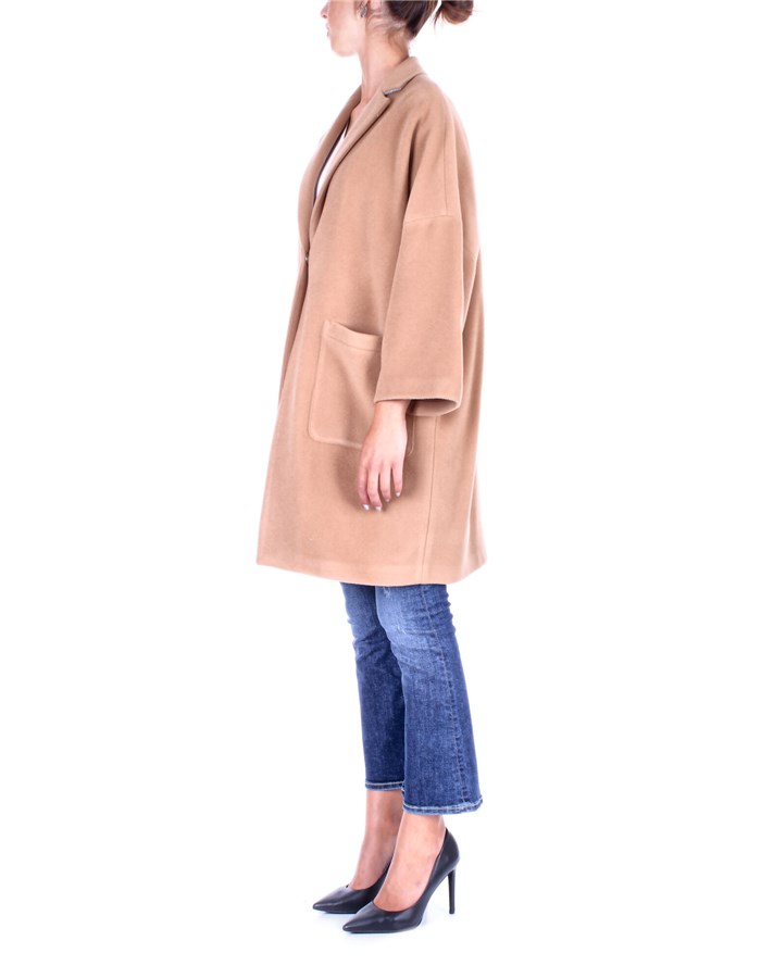 SEMICOUTURE poncho Camel