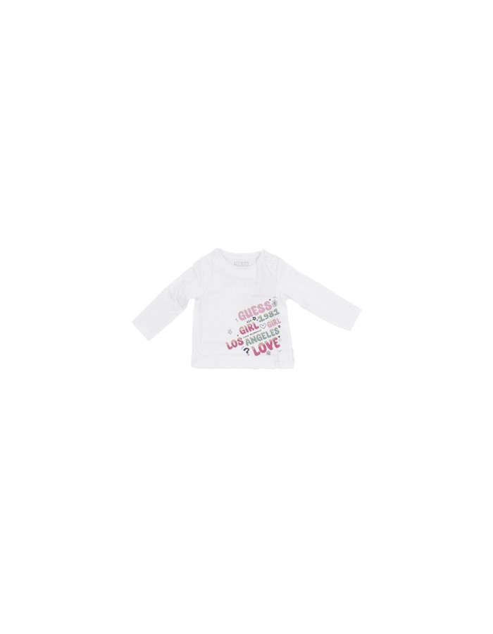 GUESS Manica Lunga Pure white