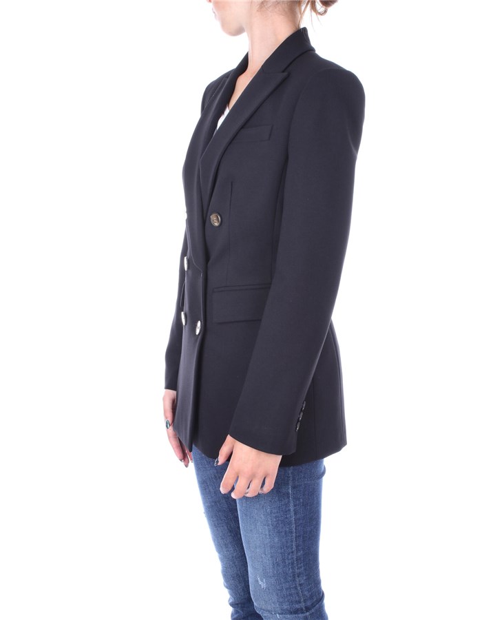 PINKO Double-breasted Black