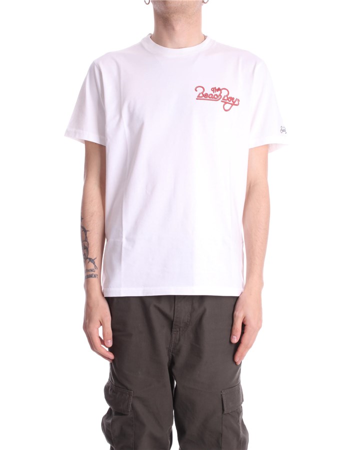 MC2 SAINT BARTH Short sleeve White beach boys
