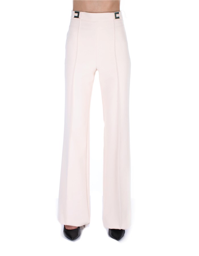ELISABETTA FRANCHI Palazzo pants Butter