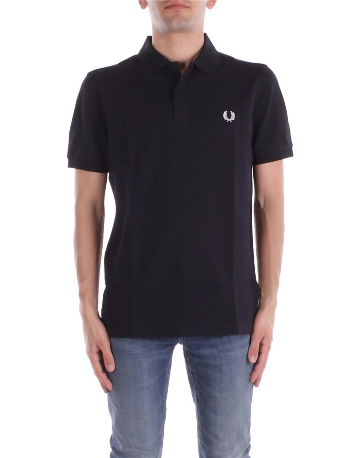 FRED PERRY Maniche Corte Navy