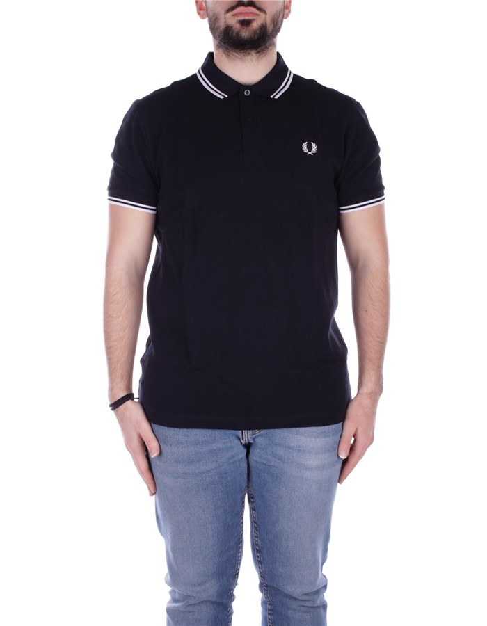 FRED PERRY Short sleeves Navy