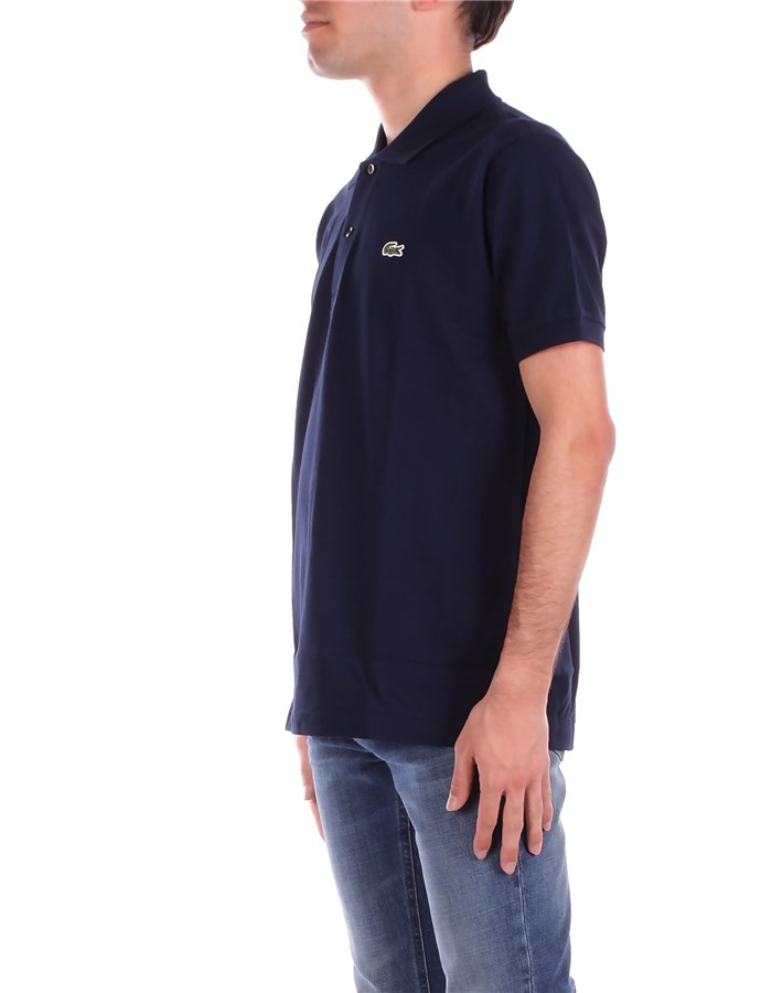 LACOSTE Short sleeves Blue