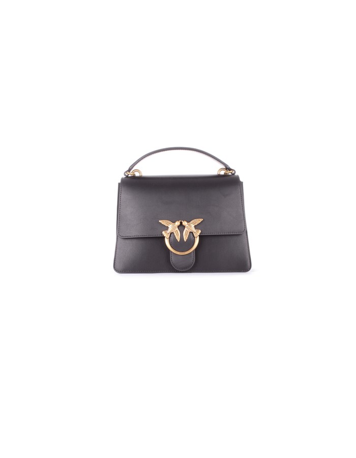 PINKO Hand Bags Black gold