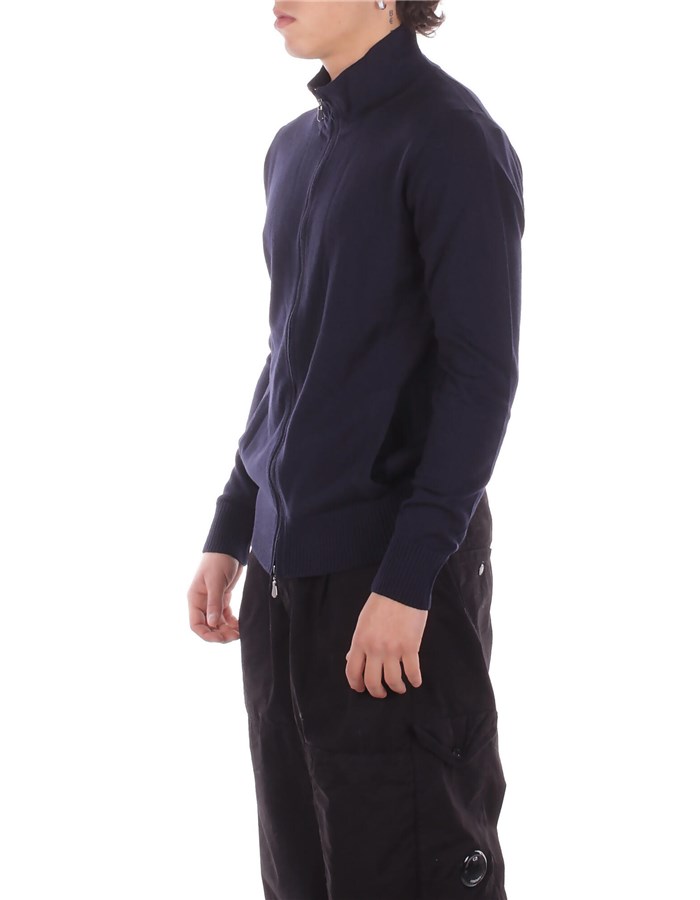 ALPHA STUDIO Collo Alto Blu notte