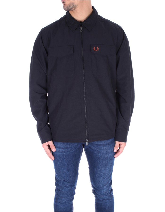 FRED PERRY Short jackets Black
