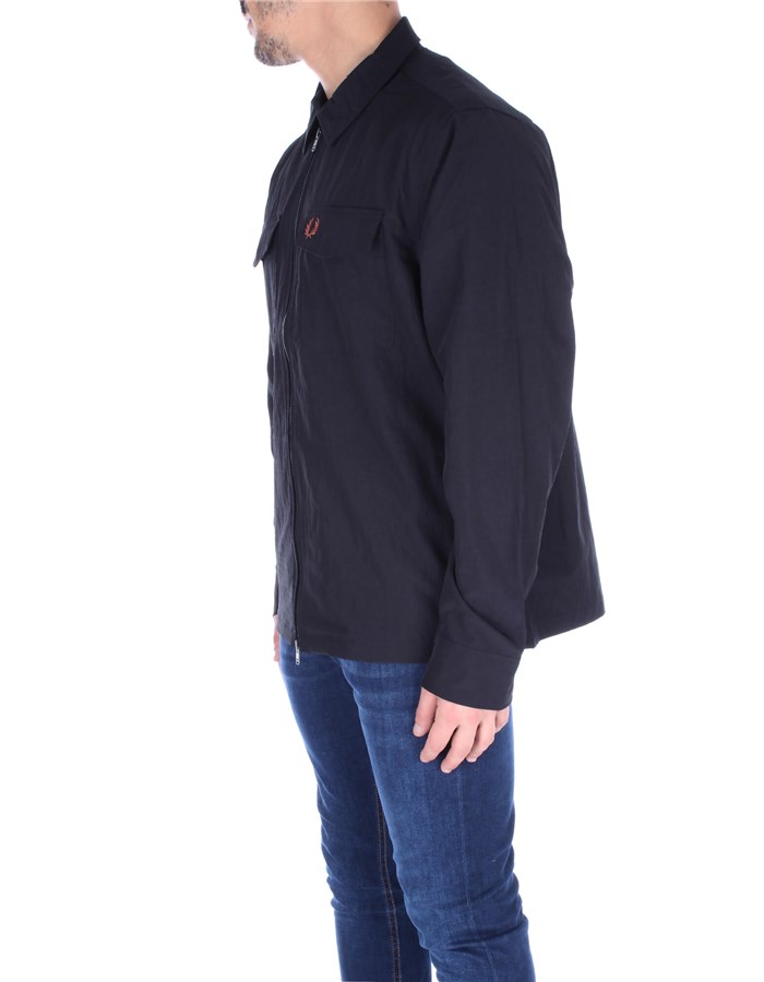 FRED PERRY Short jackets Black