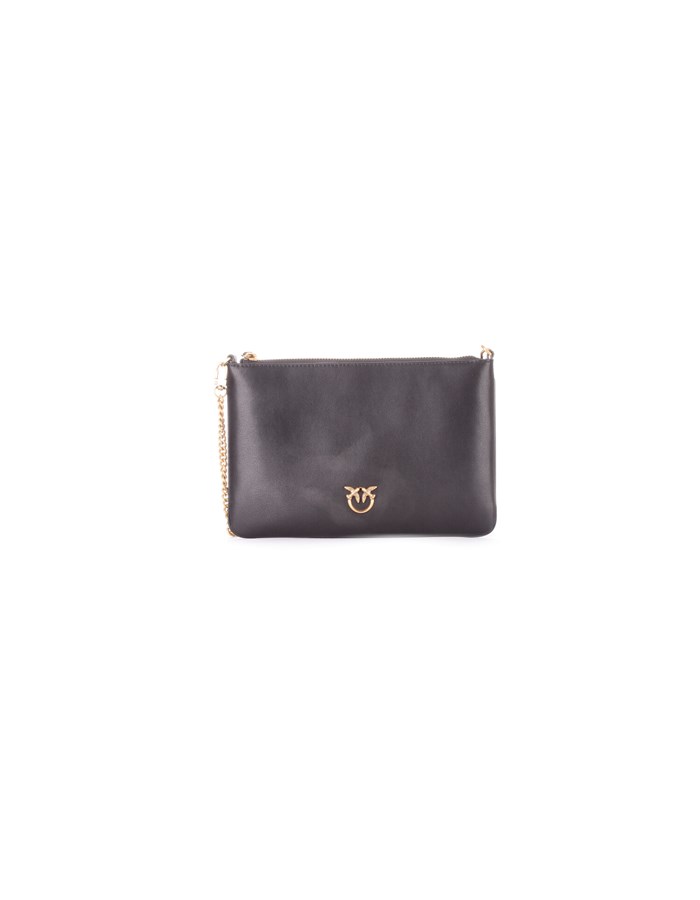 PINKO Hand Bags Black gold
