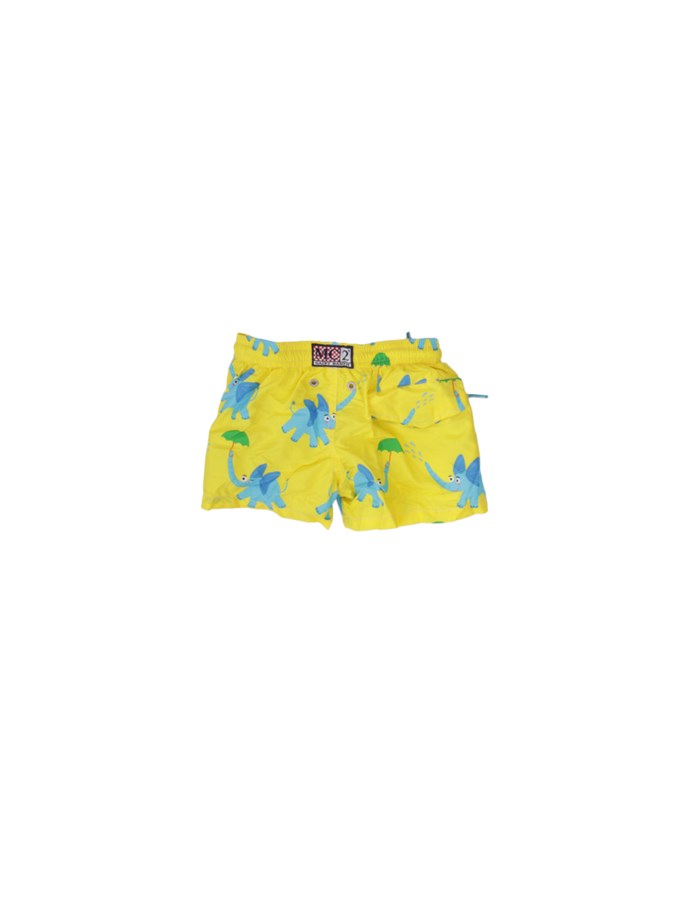 MC2 SAINT BARTH Sea shorts Yellow