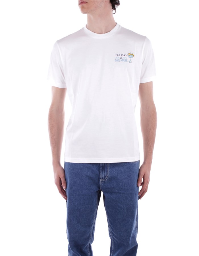 MC2 SAINT BARTH T-shirt Manica Corta POT0001 Bianco