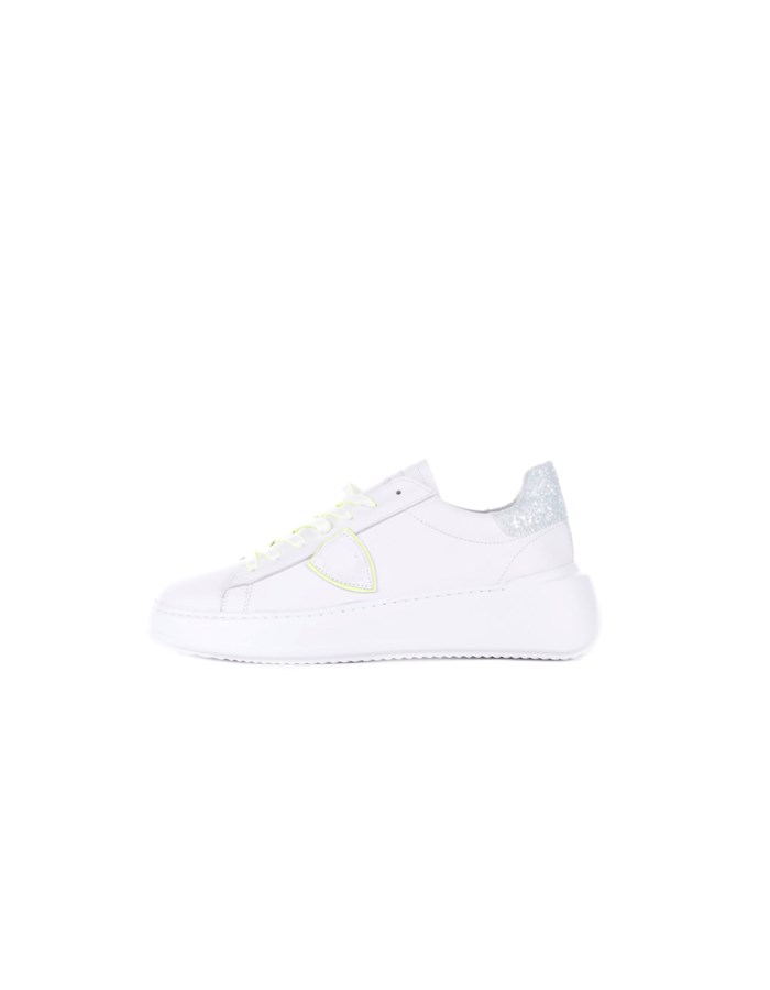 PHILIPPE MODEL PARIS Sneakers  high BJLD White glitter