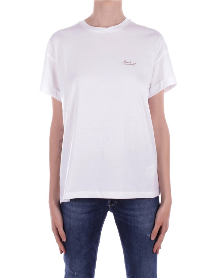 BARBOUR T-shirt Bianco