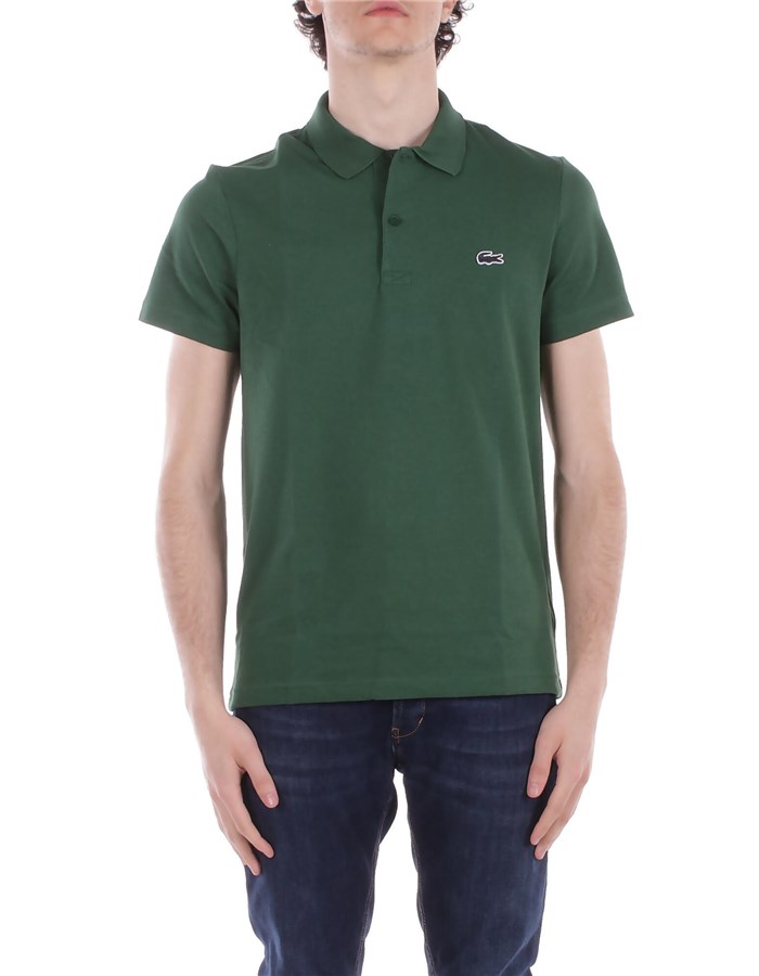 LACOSTE Short sleeves Green