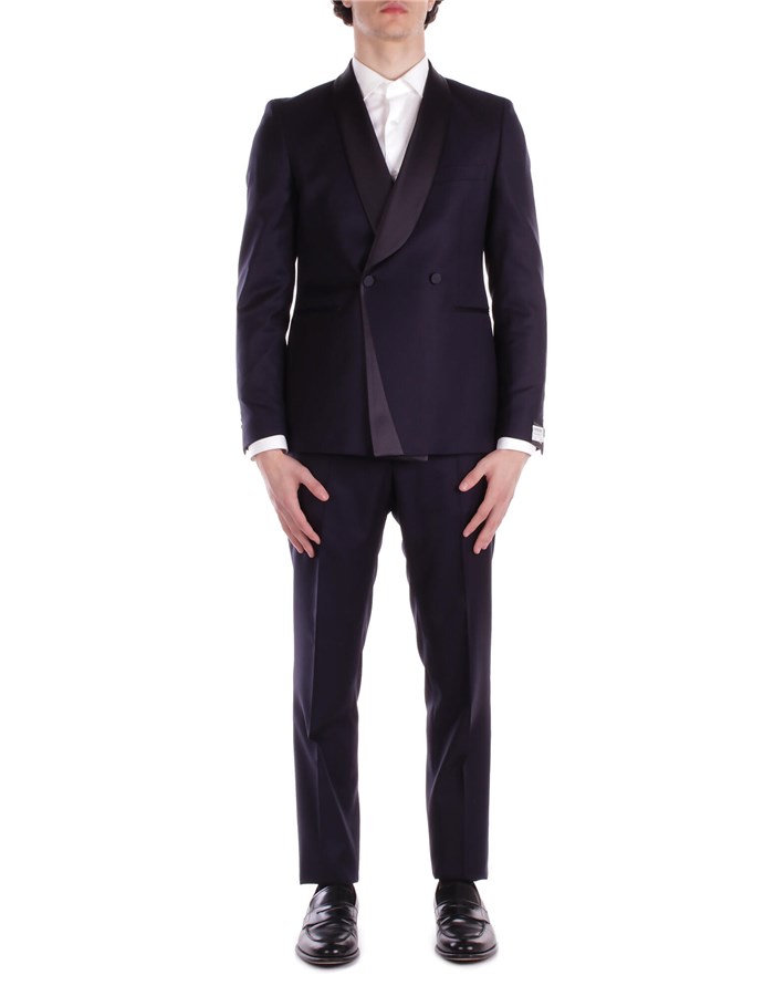 TAGLIATORE Double-breasted Navy blue