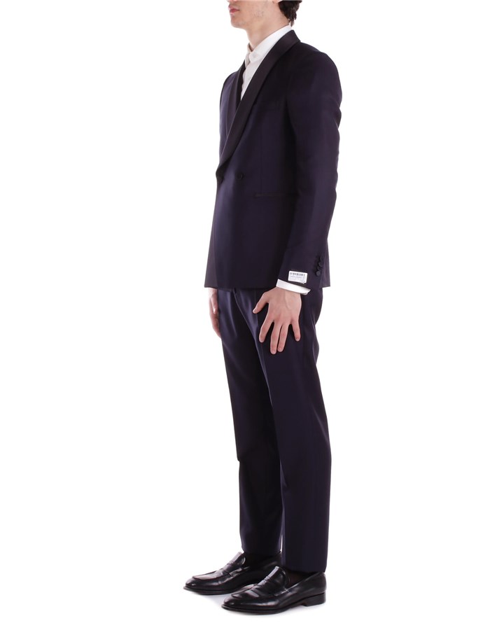 TAGLIATORE Double-breasted Navy blue
