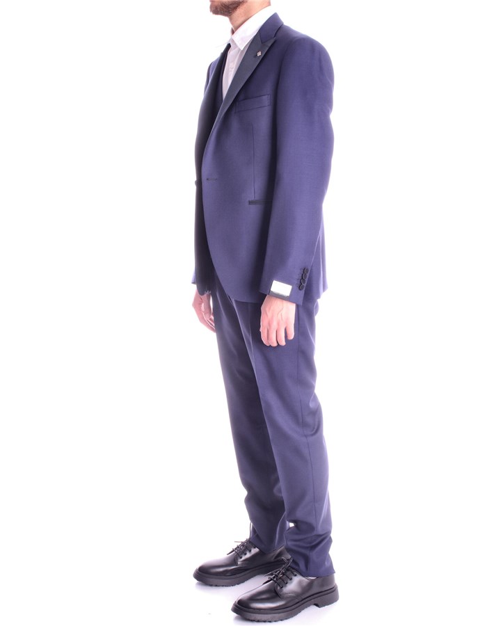 TAGLIATORE Single-breasted suits Marine