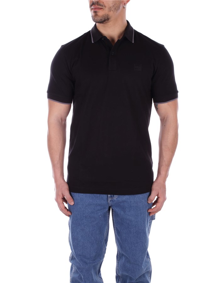 BOSS Polo shirt Short sleeves 50507699 Black