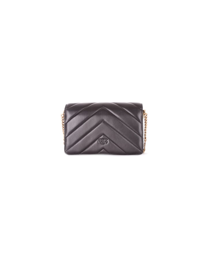 PINKO Hand Bags Black gold