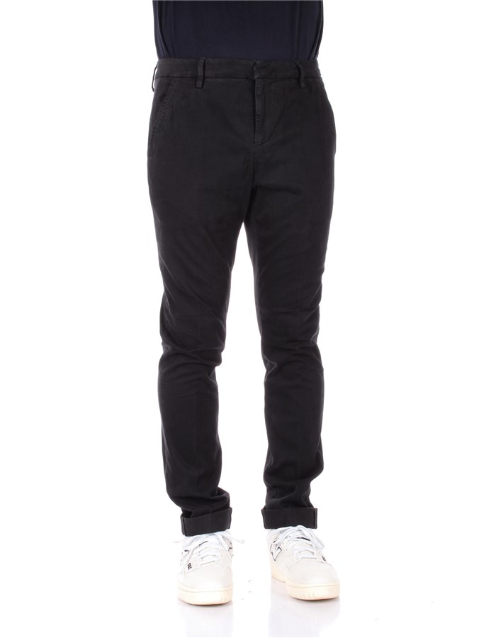 DONDUP Trousers Slim UP235 GSE043 PTD Black