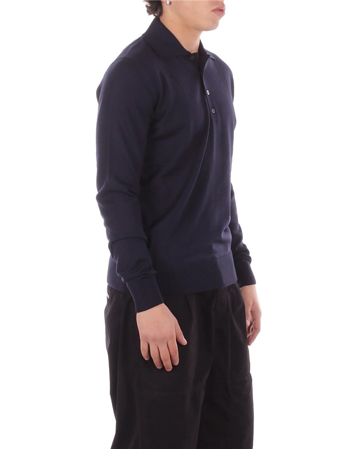 ALPHA STUDIO Polo Maniche Lunghe Uomo 202502AU 3013B 5 