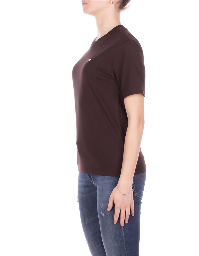 LACOSTE T-shirt Brown