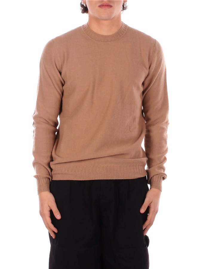 ALPHA STUDIO Girocollo Cammello