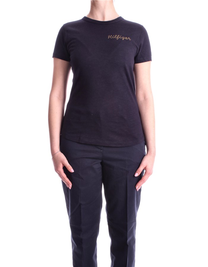 TOMMY HILFIGER Short sleeve Night blue