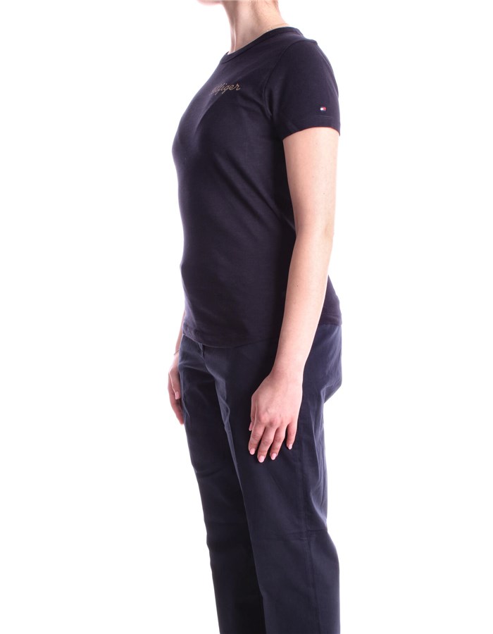 TOMMY HILFIGER Short sleeve Night blue