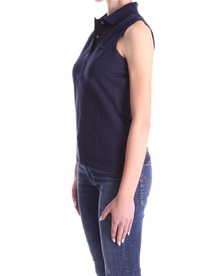 LACOSTE Knitted vest Blue