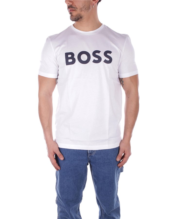 BOSS T-shirt Manica Corta 50481923 White