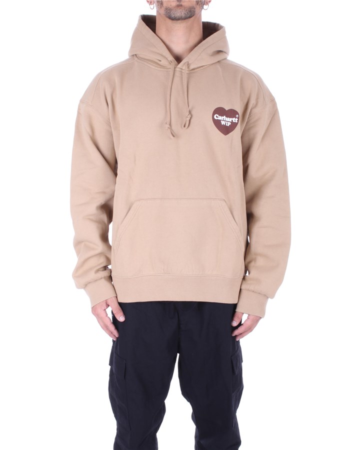 CARHARTT WIP Hoodies Camel