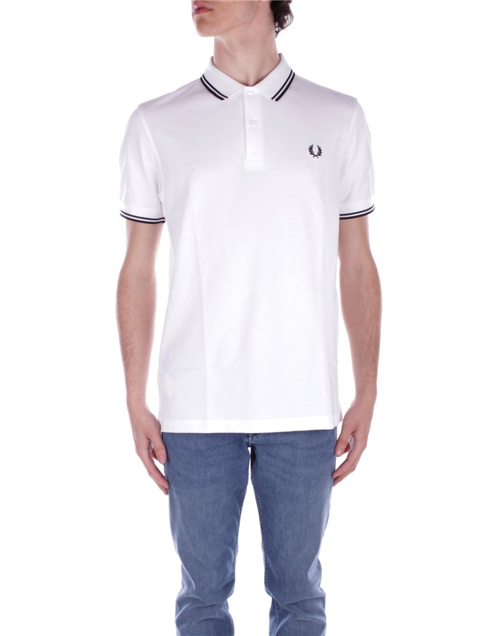 FRED PERRY Short sleeves white