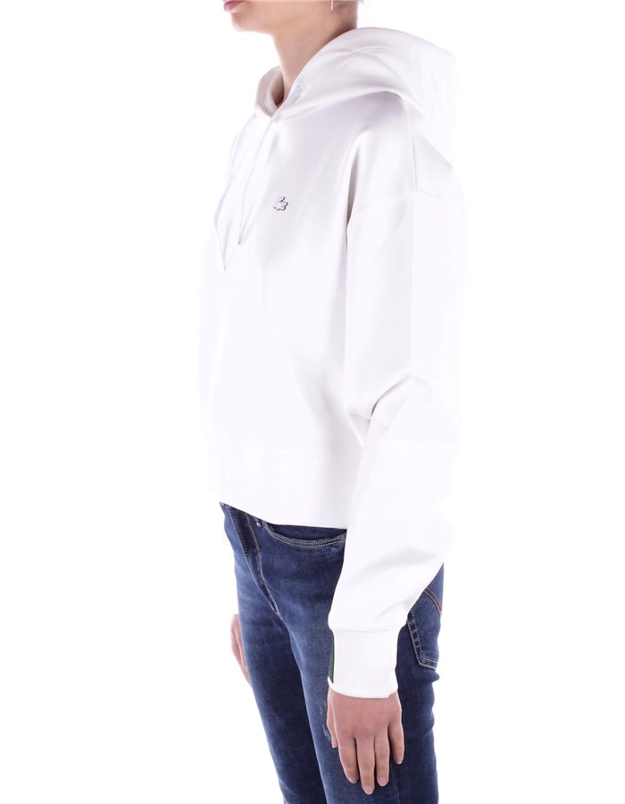 LACOSTE Con Cappuccio Bianco