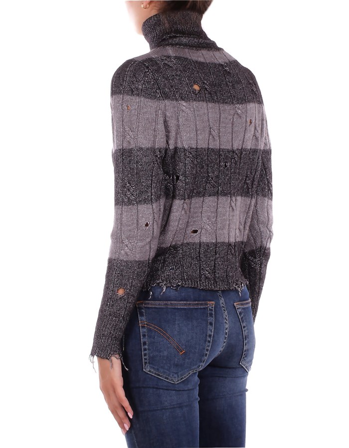 SOLOTRE Maglieria Collo Alto Donna M3F0031 2 