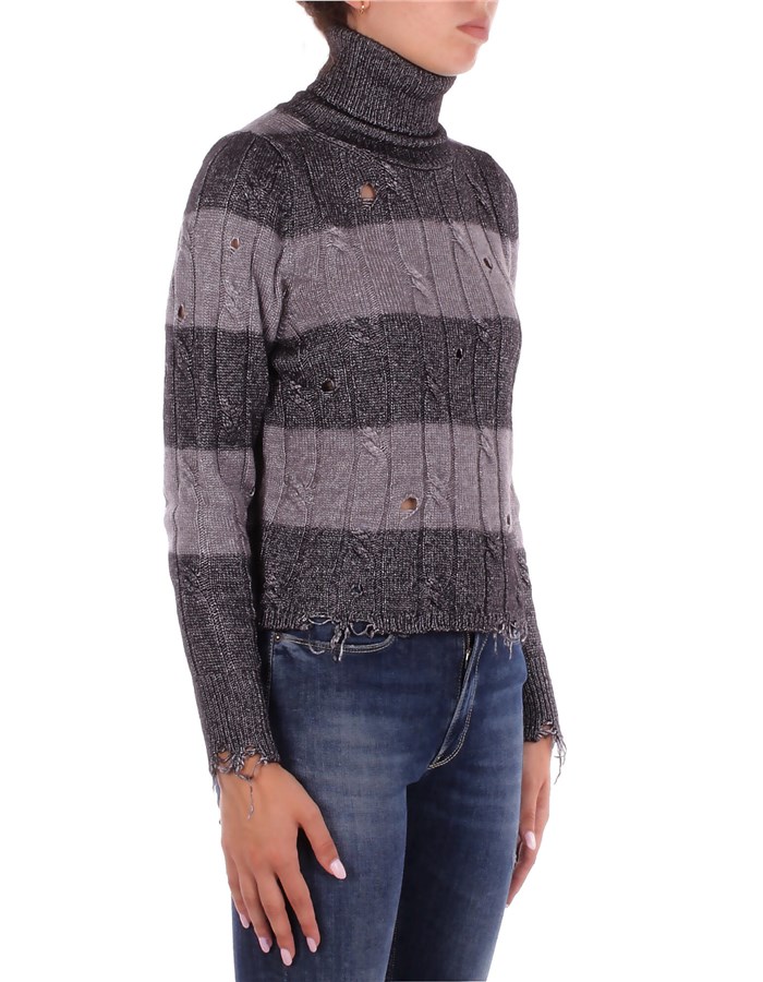 SOLOTRE Maglieria Collo Alto Donna M3F0031 5 