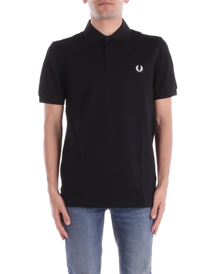 FRED PERRY Maniche Corte Black