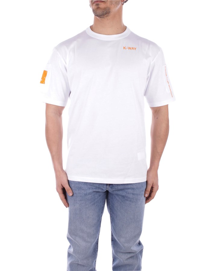 KWAY T-shirt Short sleeve K5127JW White