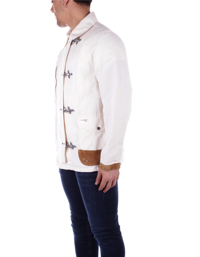 FAY Short jackets Wool white