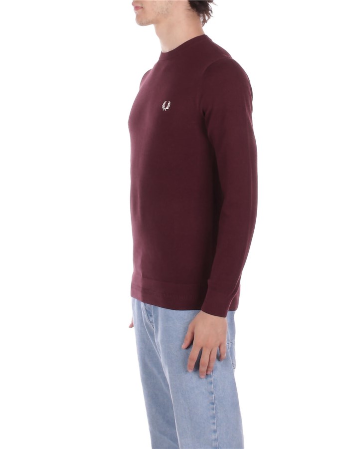 FRED PERRY Girocollo Prugna