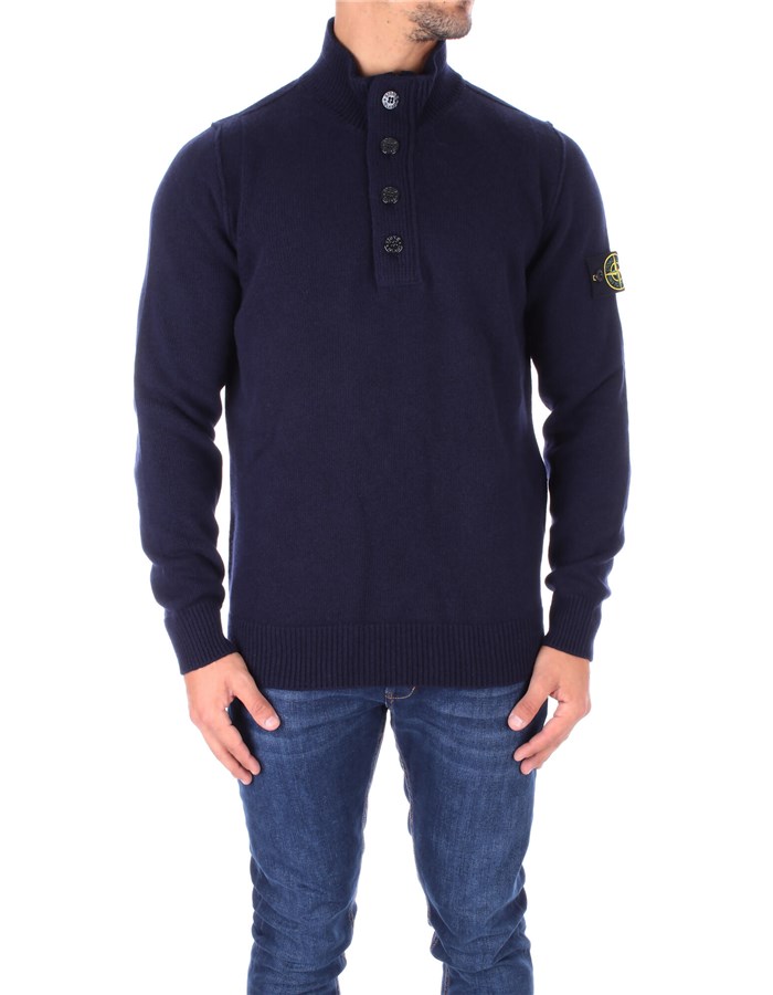 STONE ISLAND High Neck  Blue